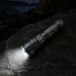 G66Y Rechargeable LED Laser Flashlight Zoomable Tactical Torch