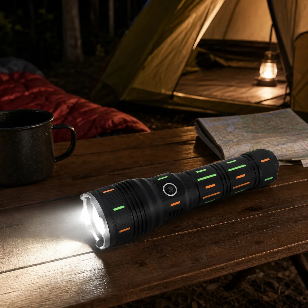 G67Y Rechargeable Laser Flashlight Zoomable Tactical Torch