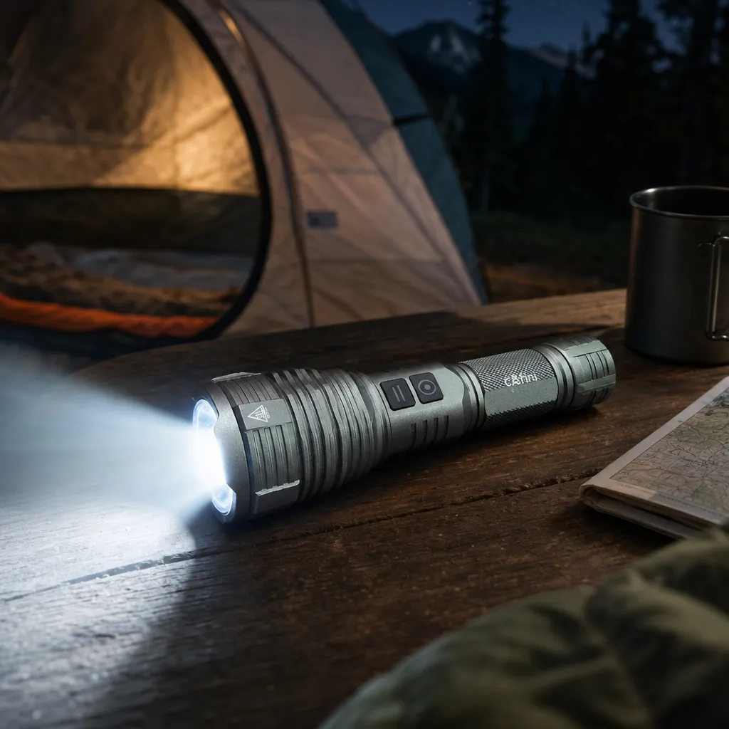 G728 P70 Rechargeable LED Flashlight 1500 lm Zoomable Aluminum Alloy Torch