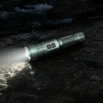 G728 P70 Rechargeable LED Flashlight 1500 lm Zoomable Aluminum Alloy Torch
