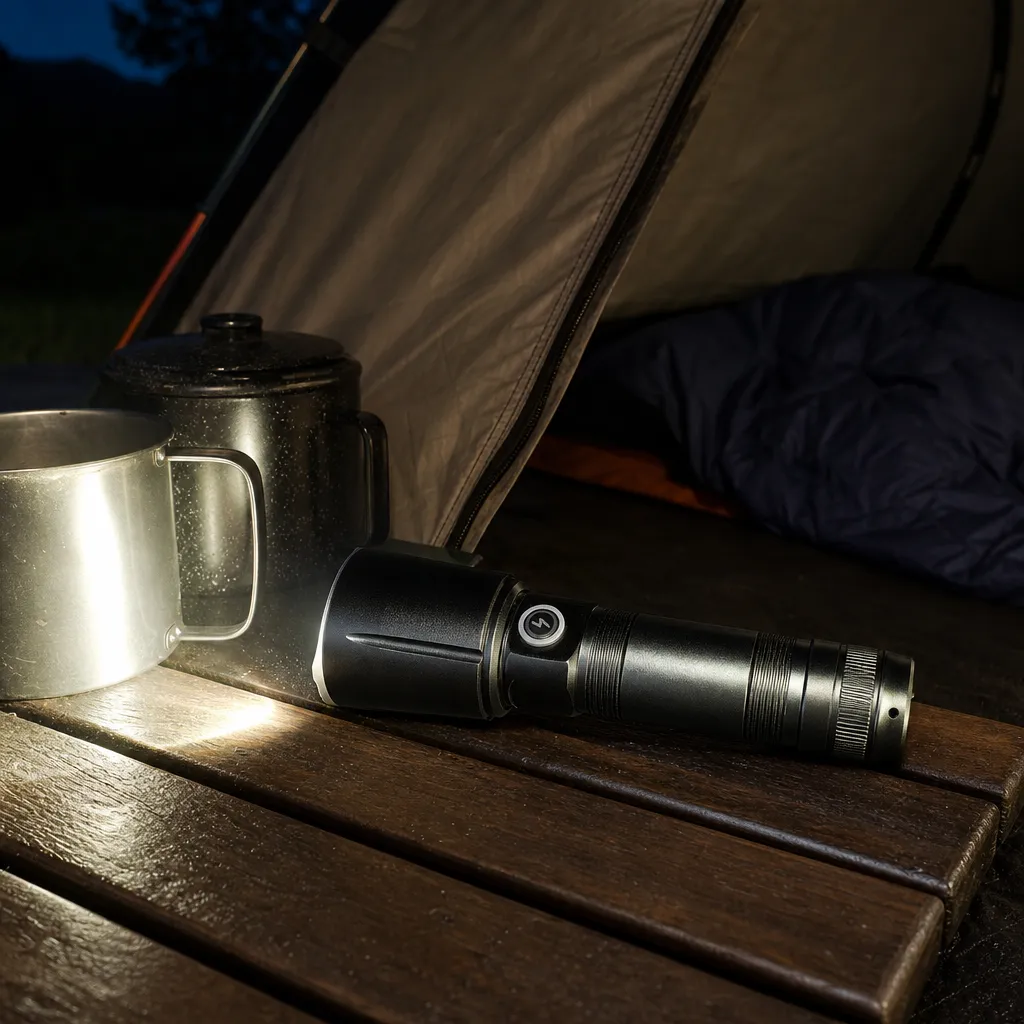 G72B Aluminum Alloy 10 W Laser Zoom Flashlight