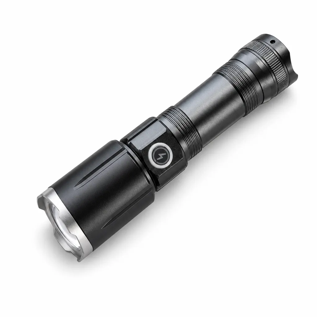 G72B Aluminum Alloy 10 W Laser Zoom Flashlight G72B Aluminum Alloy 10 W Laser Zoom Flashlight