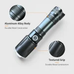 G72B Aluminum Alloy 10 W Laser Zoom Flashlight