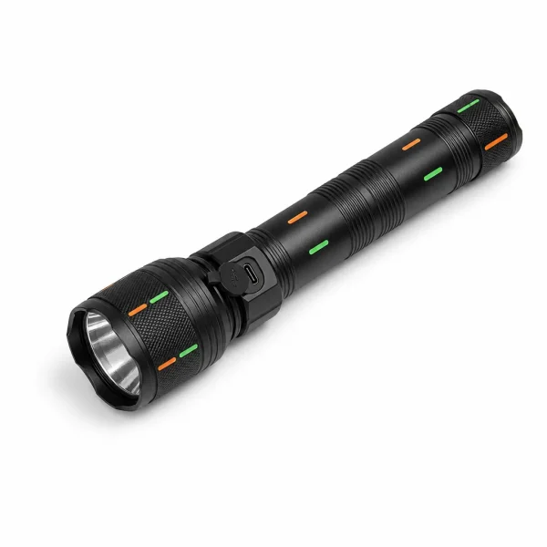 G72Y-3 10 W Laser Rechargeable Aluminum Alloy Zoom Flashlight