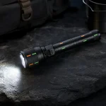 G72Y-3 10 W Laser Rechargeable Aluminum Alloy Zoom Flashlight