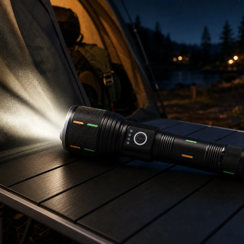 G72Y-6 10 W Laser Rechargeable Zoom Flashlight