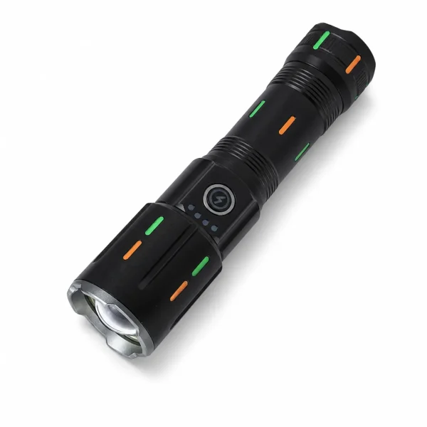 G72Y-8 10W Laser Zoom Flashlight 1000 lm Aluminum Alloy Rechargeable Torch