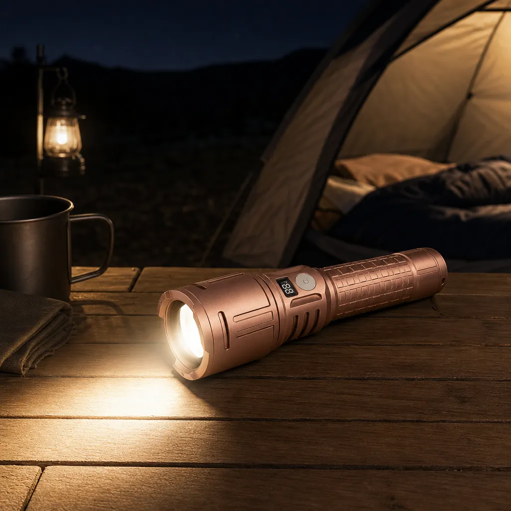 G73 30 W Laser Zoom Flashlight 1000 lm Rechargeable Aluminum Alloy Torch