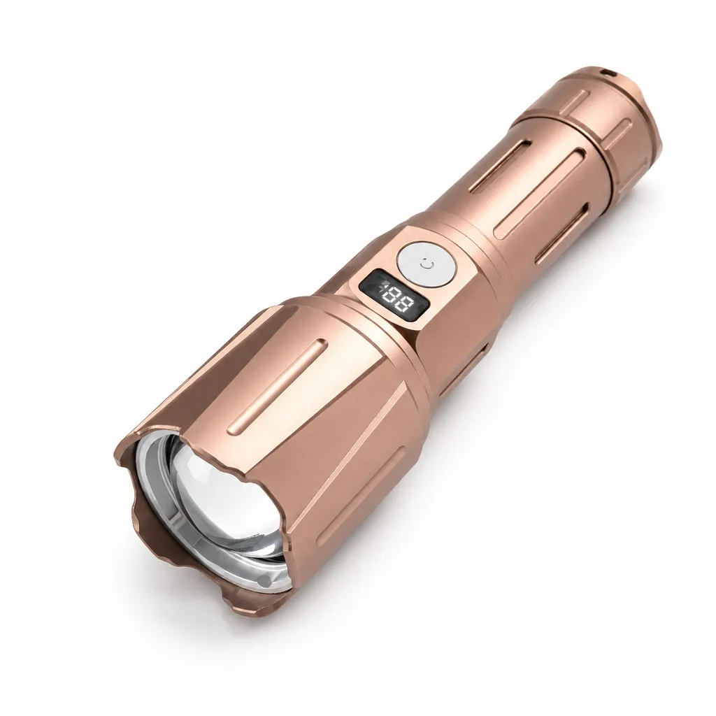 G74 30 W Laser Rechargeable Aluminum Zoom Flashlight G74 30 W Laser Rechargeable Aluminum Zoom Flashlight