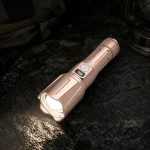 G74 30 W Laser Rechargeable Aluminum Zoom Flashlight