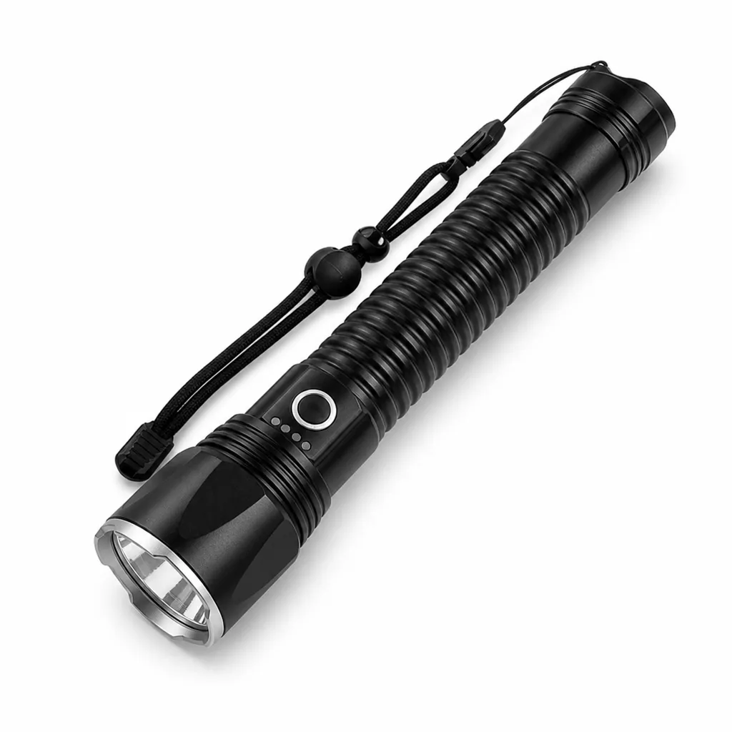 G76-2 10 W Laser Rechargeable Aluminum Zoom Flashlight G76-2 10 W Laser Rechargeable Aluminum Zoom Flashlight