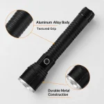 G76A-2 10W Laser Rechargeable Aluminum Zoom Flashlight