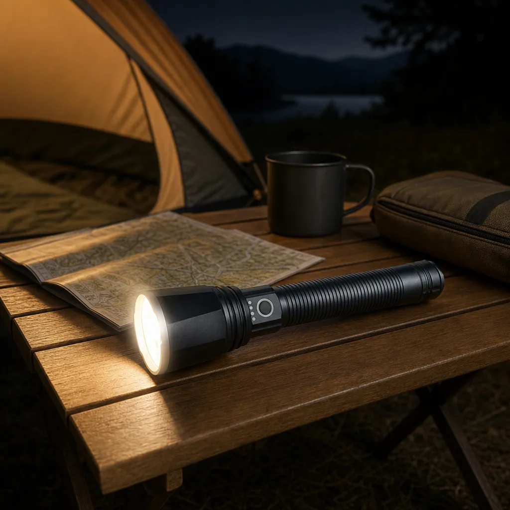 G77-2 10 W Laser Zoom Flashlight 1000 lm Aluminum Alloy