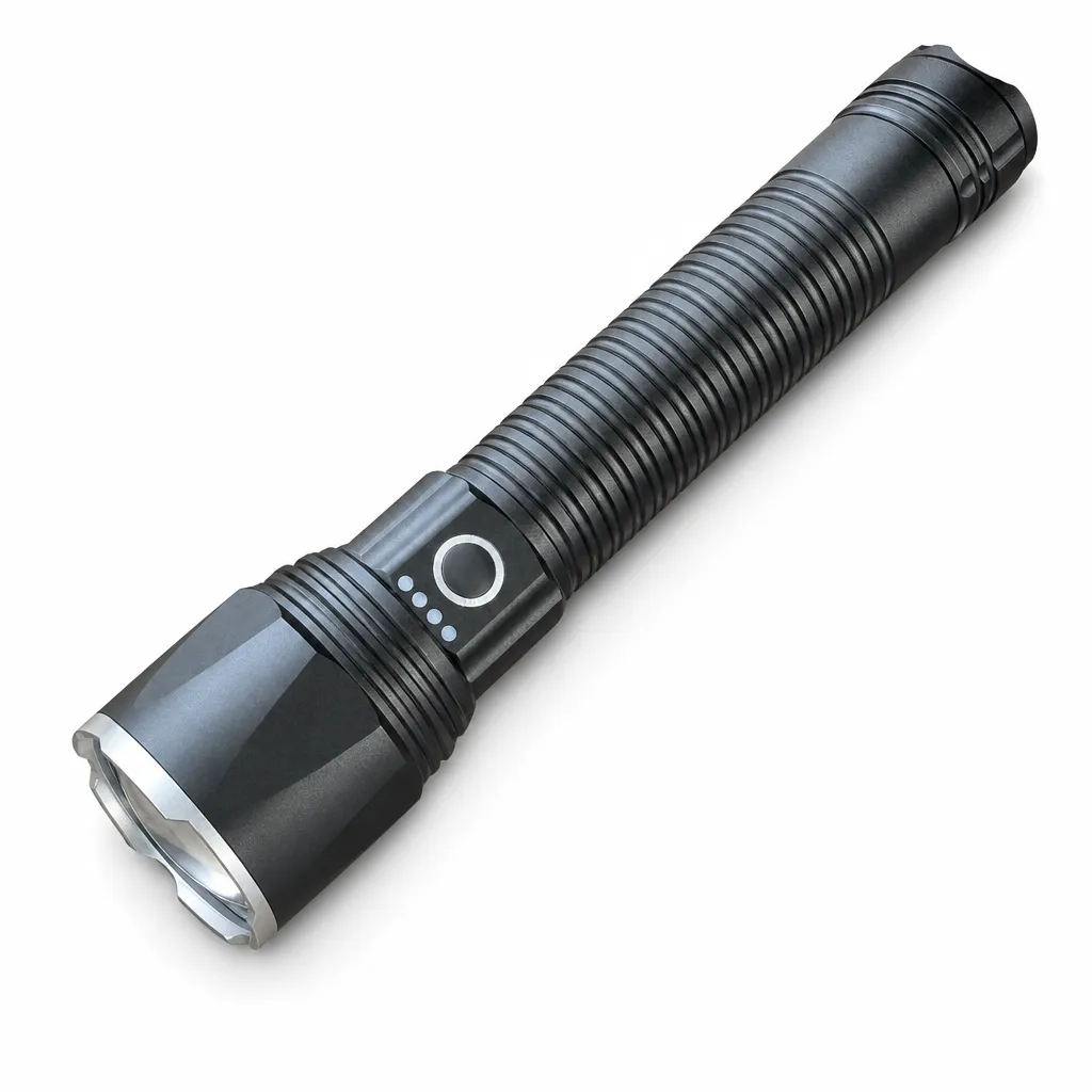 G77-2 10 W Laser Zoom Flashlight 1000 lm Aluminum Alloy G77-2 10 W Laser Zoom Flashlight 1000 lm Aluminum Alloy