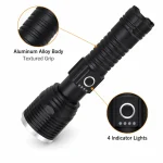 G77A 10 W P50 Laser Rechargeable Zoom Flashlight