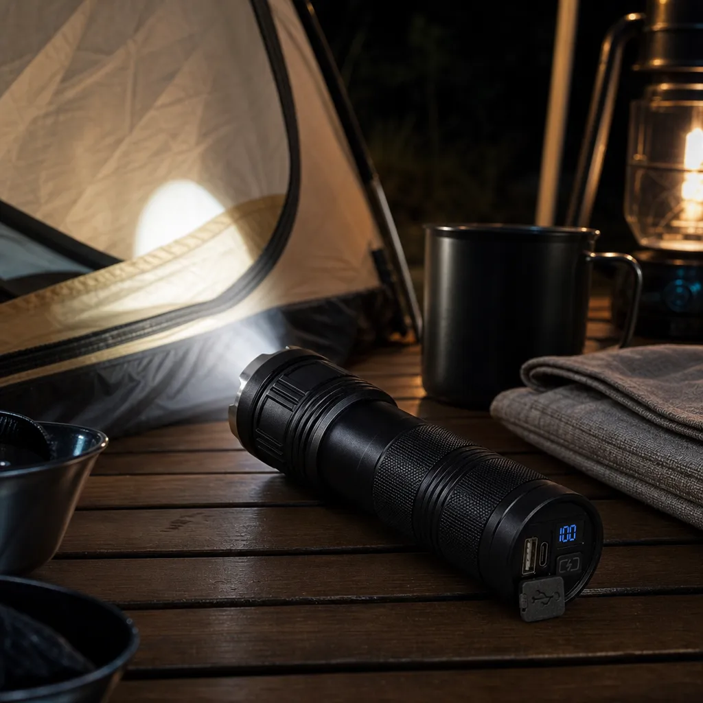 G902 30 W Laser Rechargeable Zoom Flashlight