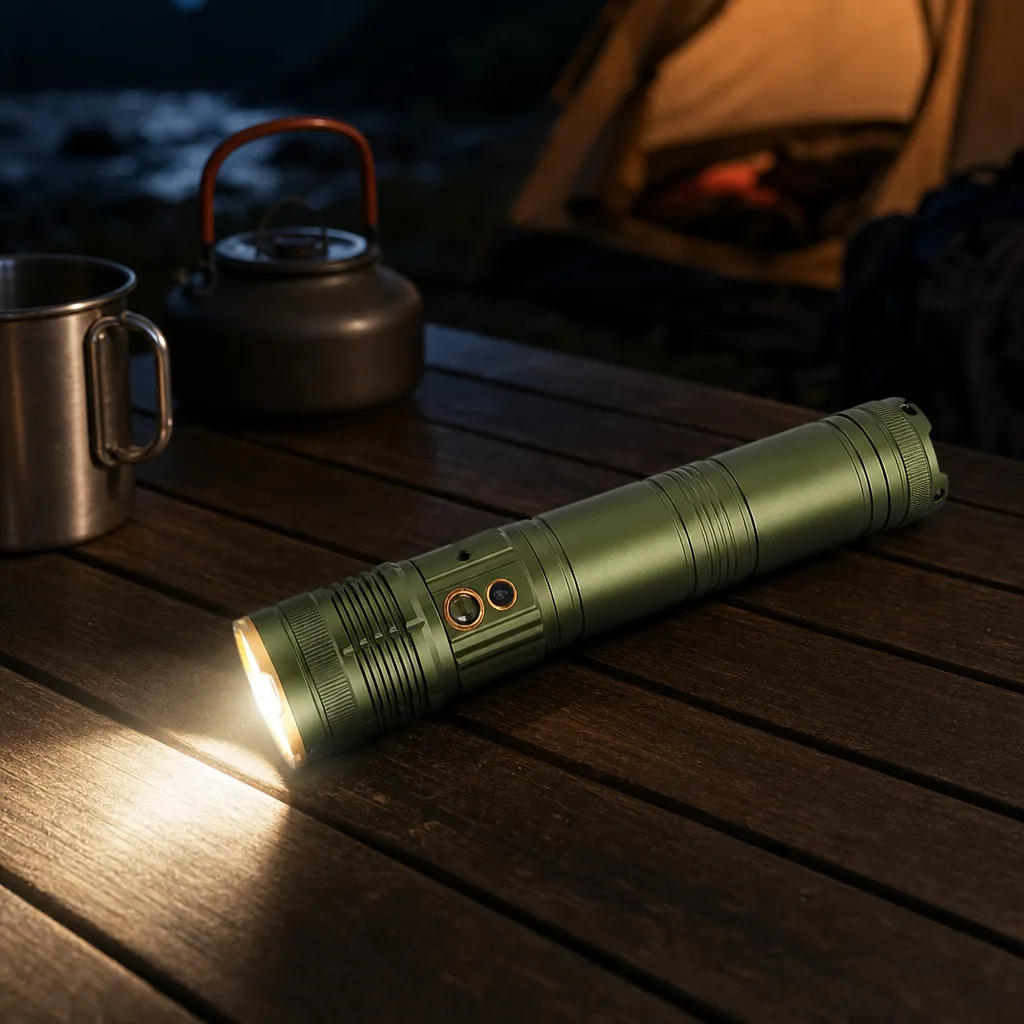 G905 Rechargeable Laser Flashlight Zoomable Tactical Torch