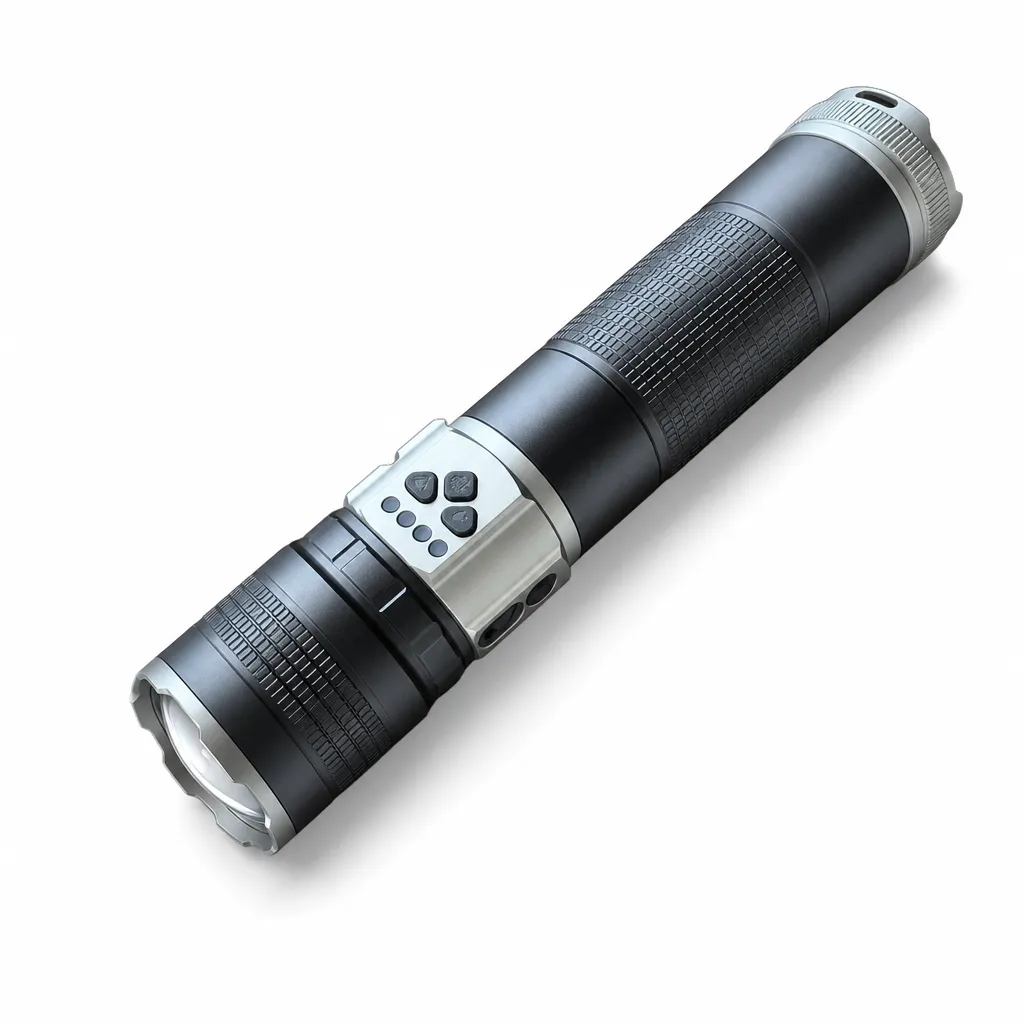 G909 Rechargeable Laser Flashlight Zoomable Tactical Torch G909 Rechargeable Laser Flashlight Zoomable Tactical Torch