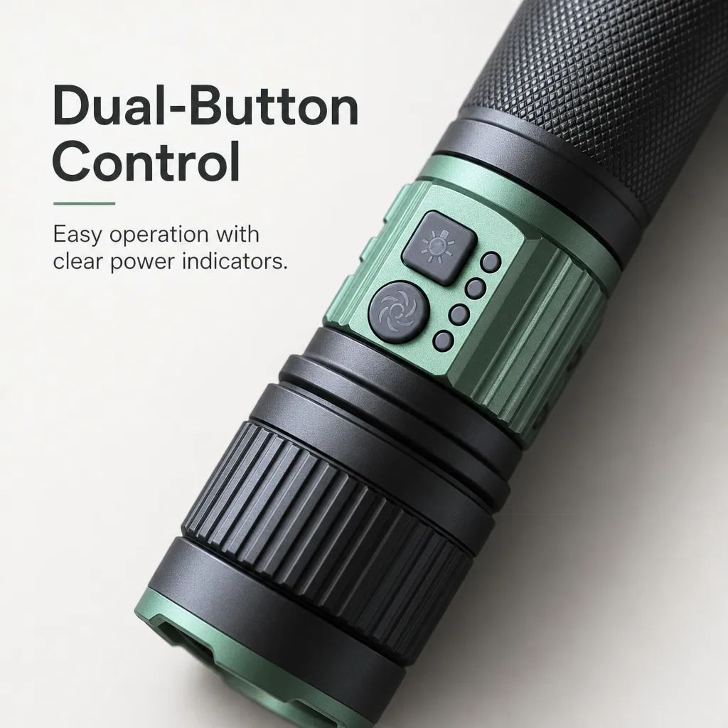 G910 Rechargeable Laser Flashlight