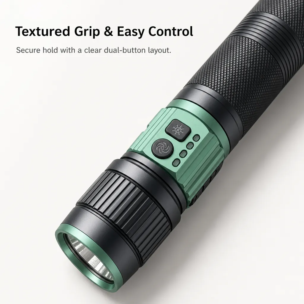 G910 Rechargeable Laser Flashlight
