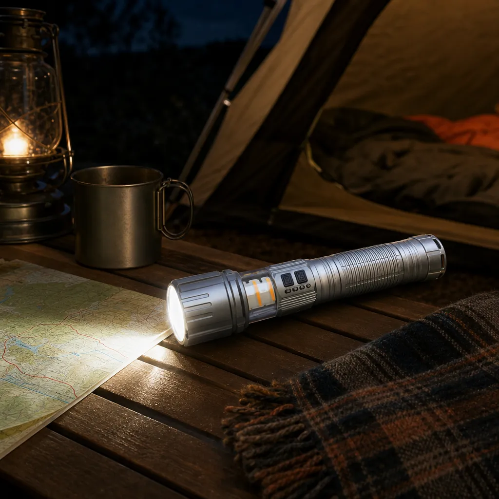 G920-2 Rechargeable Flashlight Zoomable Laser Tactical Torch