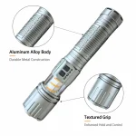 G920-2 Rechargeable Flashlight Zoomable Laser Tactical Torch