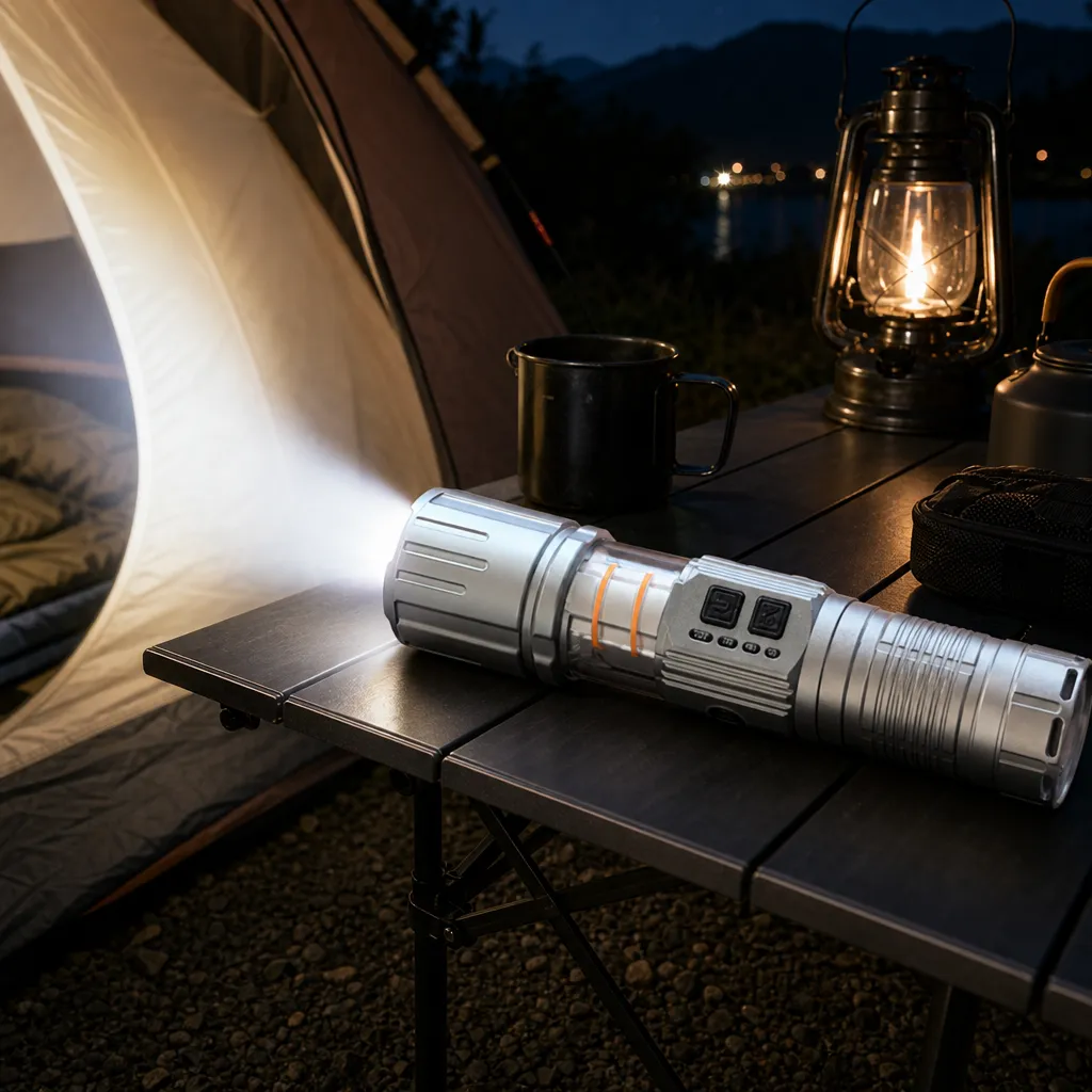 G920 Rechargeable Laser Flashlight Zoomable Tactical Torch