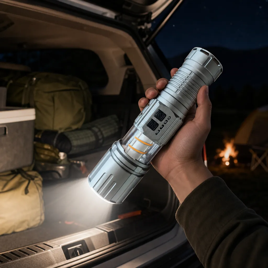 G920 Rechargeable Laser Flashlight Zoomable Tactical Torch