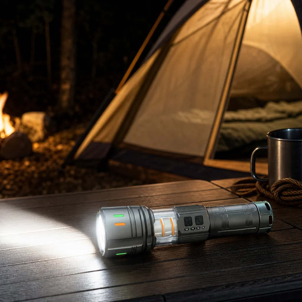 G921 Rechargeable Laser Flashlight Zoomable Tactical Torch