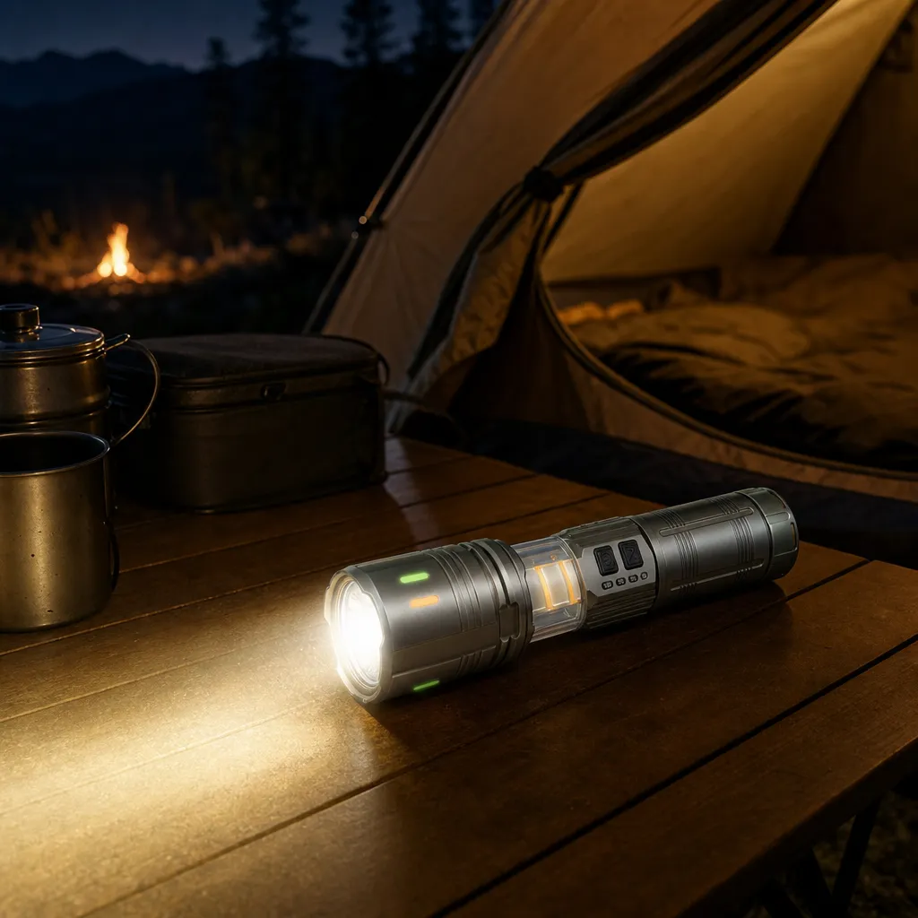 G921 Rechargeable Laser Flashlight Zoomable Tactical Torch
