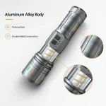 G921 Rechargeable Laser Flashlight Zoomable Tactical Torch