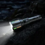 G954 10 W Laser Rechargeable Zoom Flashlight 1000 lm Aluminum Alloy Torch