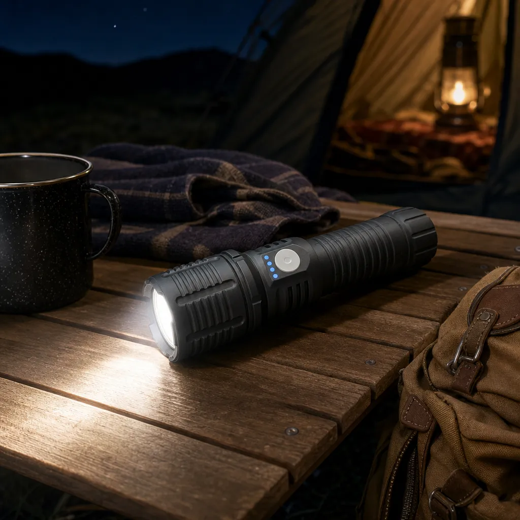 G961 30 W Laser Zoom Flashlight 1000 lm Aluminum Alloy Rechargeable Torch