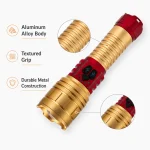 G965 Rechargeable LED Laser Flashlight Zoomable High Lumen Tactical Torch