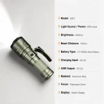G971 Rechargeable Laser Flashlight