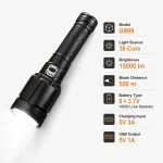 G999 36-Core Rechargeable Flashlight