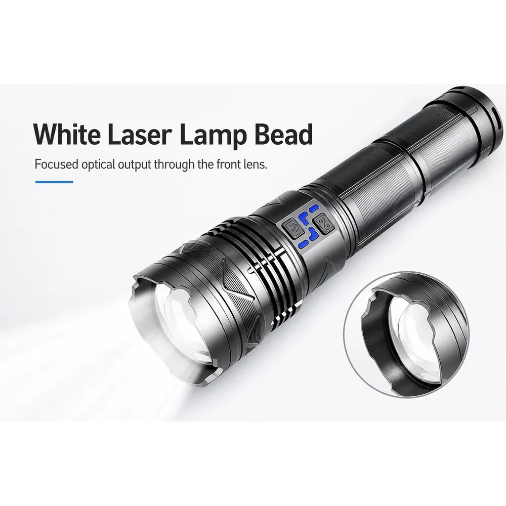Waterproof IP65 Security Light Tactical Flashlight