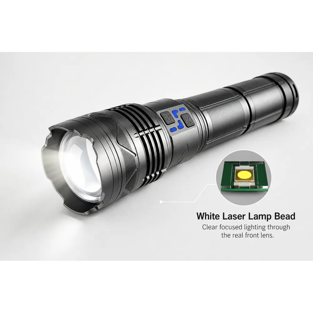 Waterproof IP65 Security Light Tactical Flashlight
