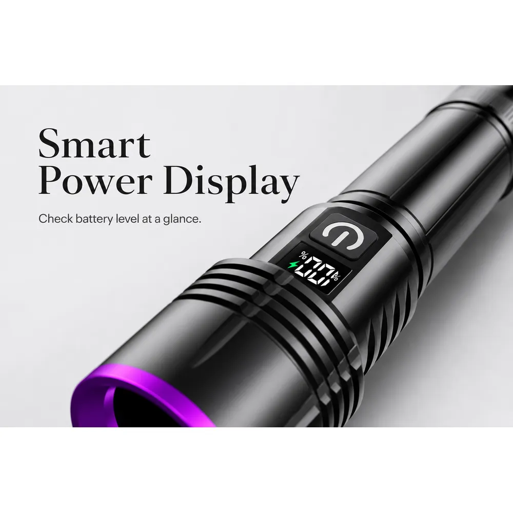 Industrial 365nm Black Light Filter Lens UV Flashlight