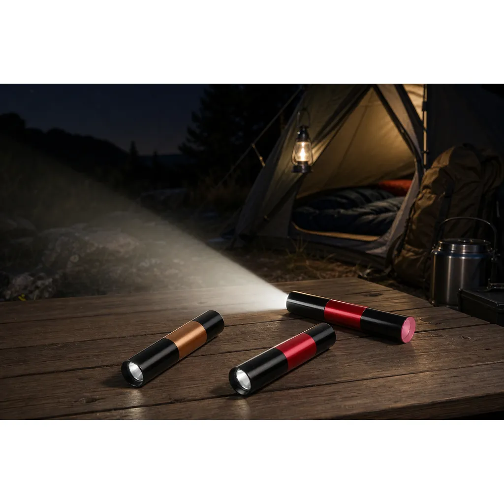 JD-11801 LED Flashlight Ultra Thin Mini Aluminum Torch
