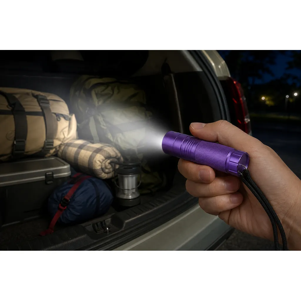 JD-11801 Mini LED Flashlight Battery Powered Aluminum EDC Torch