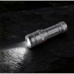 JD-11804 Mini LED Flashlight Portable AAA Battery Powered Aluminum Torch