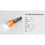 JD-12068 Battery Powered LED Halloween Projection Flashlight