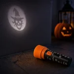 JD-12068 Battery Powered LED Halloween Projection Flashlight