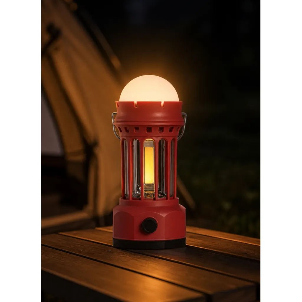 JD-900BR Rechargeable LED RGB Camping Lantern