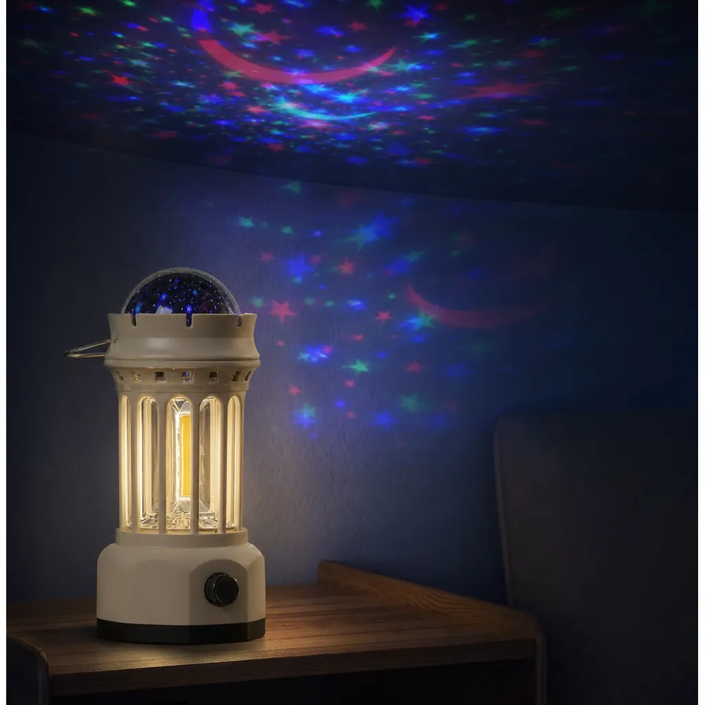 JD-900BR Rechargeable LED Star Projector Camping Lantern