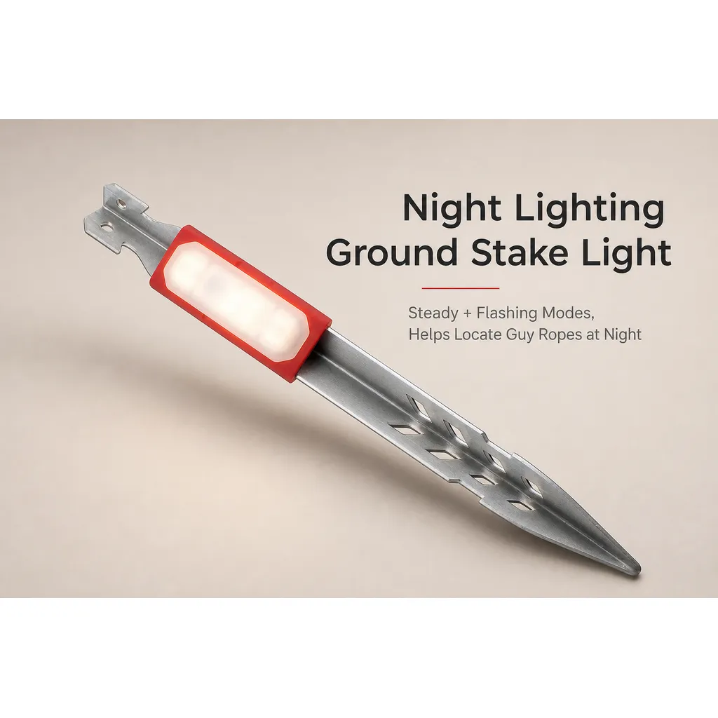JD-A301 LED Tent Stake Light IPX4 Waterproof Ground Peg Lamp