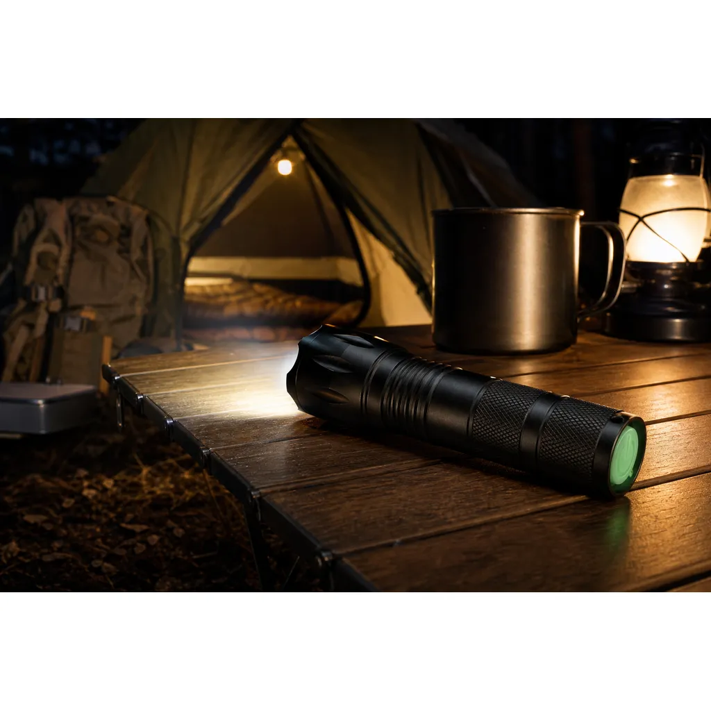 JD-F005S Mini LED Flashlight Zoomable High Power Aluminum Alloy Torch