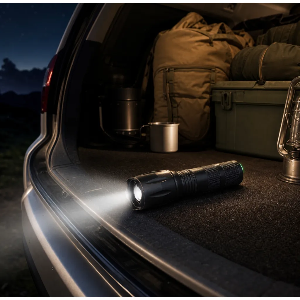 JD-F005S Mini LED Flashlight Zoomable High Power Aluminum Alloy Torch