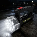 JD-F110 Rechargeable LED Flashlight COB Side Light